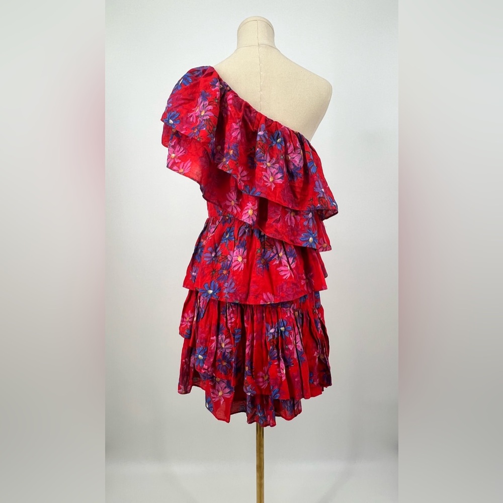 Endless Rose one Shoulder Tiered Mini Dress | NWT M - Picture 7 of 8